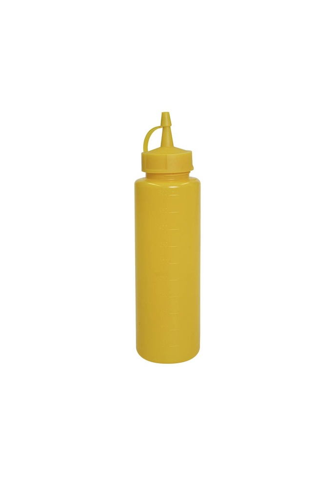 Quetschflasche aus Polypropylen, 240 mm, gelb