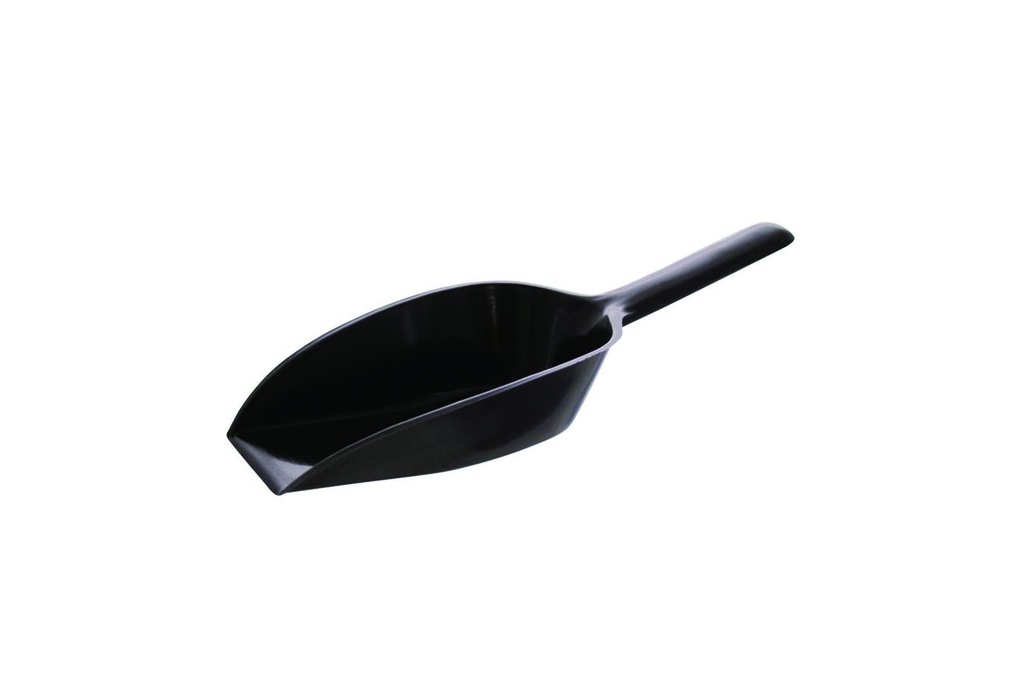 Mehl- und Gewürzschaufeln aus Kunststoff, 250 mm, schwarz