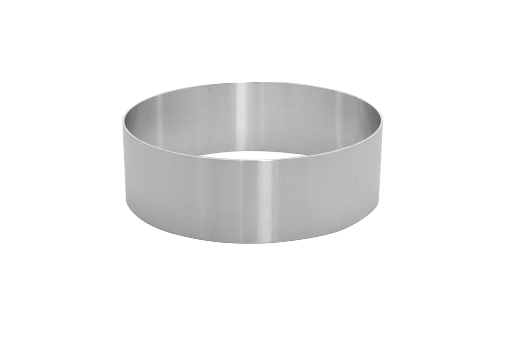 Dessert- und Tortenring aus Aluminium, 220 x 70 mm