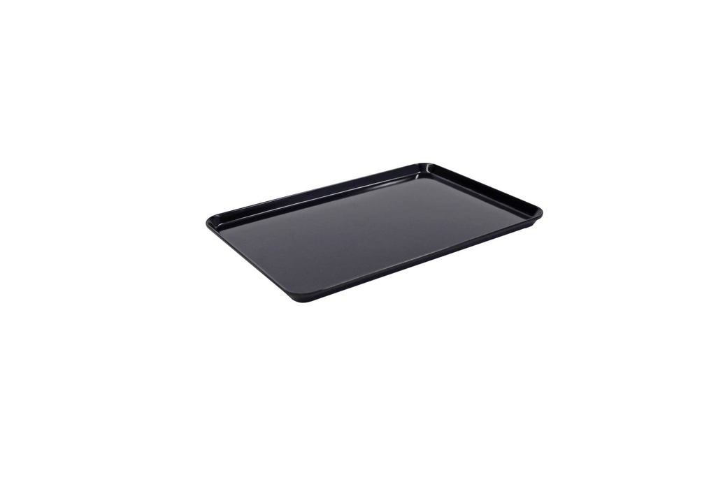 Auslagentablett aus Melamin, 350 x 240 x 17 mm, schwarz