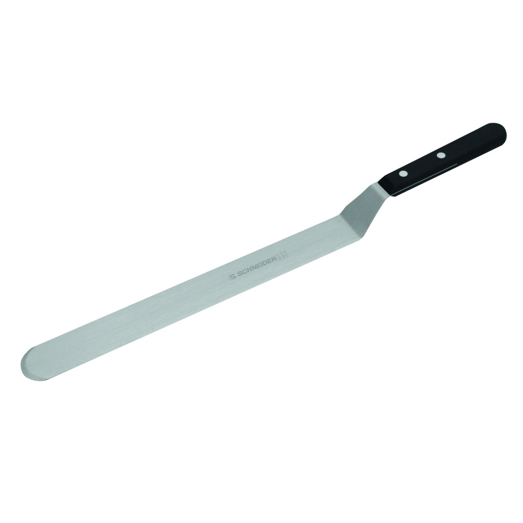 Winkelpalette aus Edelstahl, 28 cm, POM-Griff