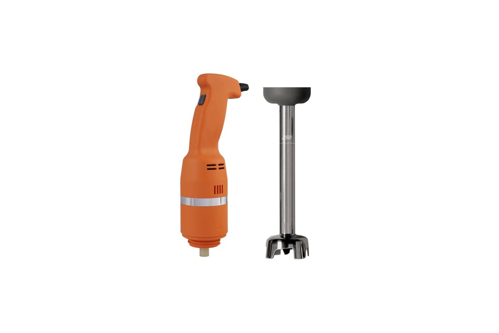 Stabmixer aus Edelstahl, 555 mm, orange