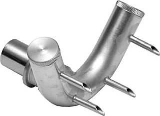 Croissant-Füller aus Edelstahl, 4,8 × 25 mm
