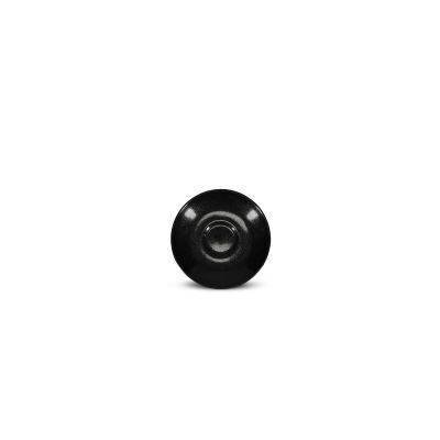 Mokka-Untertasse Ovio, 12 cm, schwarz