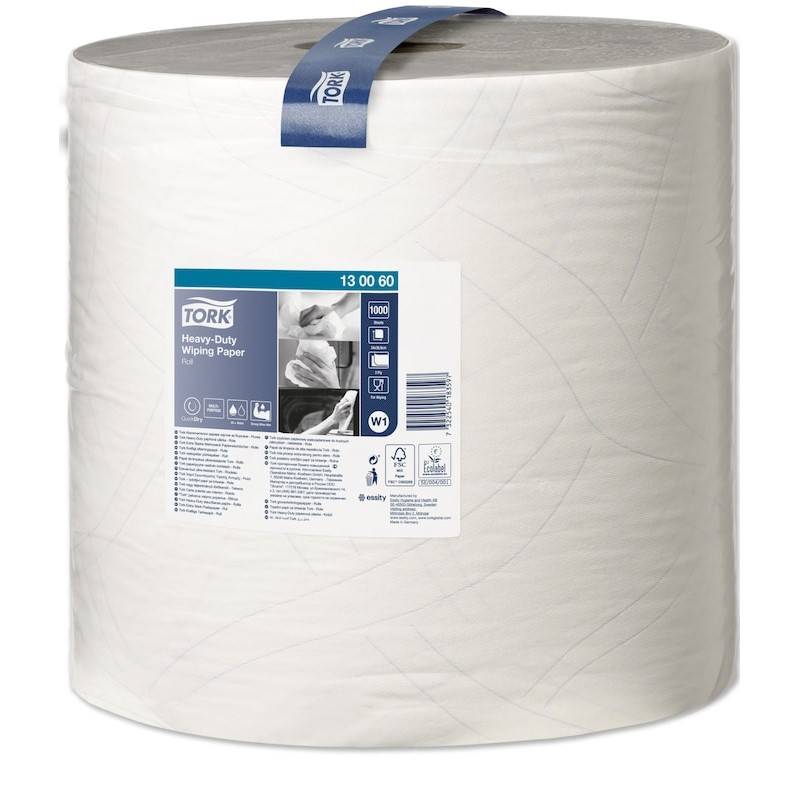 Papierhandtücher Rollenhandtücher Außenabrollung, 2-lagig, perforiert, weiß, 1000 Blatt/Rolle | 1 Rolle verpackt