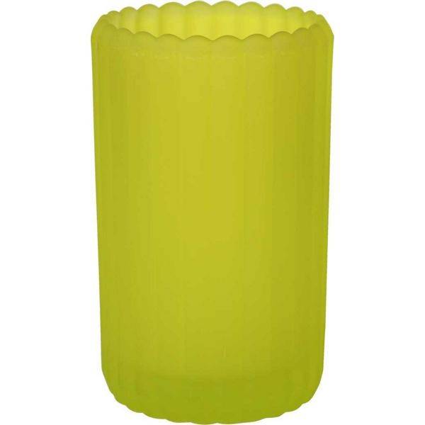 Kerzenhalter "Patio" Glas gefrostet, 125 x 75 mm (Ø innen) | 12 Stück Kiwi