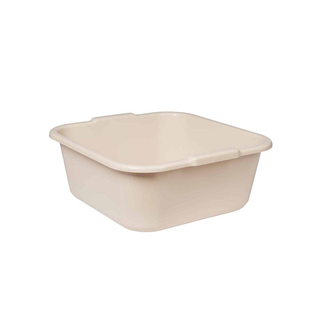 Viereckschüssel 34 x 34 x 14 cm, 10,5 Liter | creme