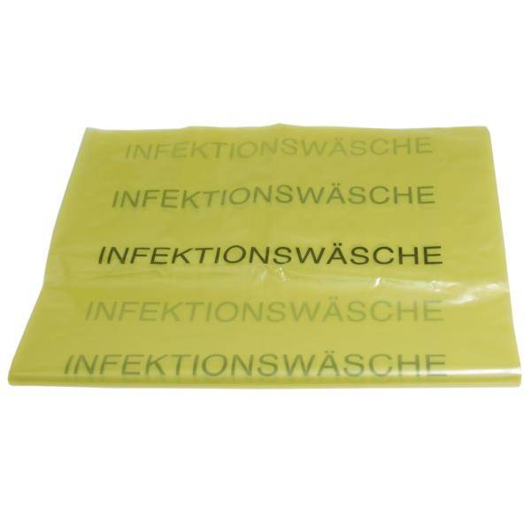 Müllsack 85 Liter, 85 µ, LDPE gelb-transparent, 640 x 1000 mm | 20 Stück/Rolle