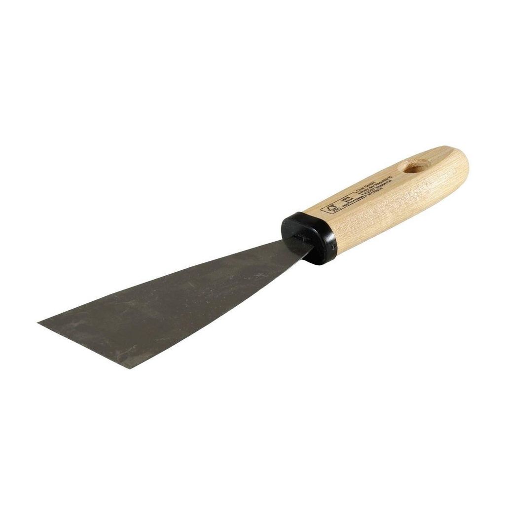 Reinigungsspachtel 6 cm breite, flexibel, rostfreie Schneide, Kunststoffgriff