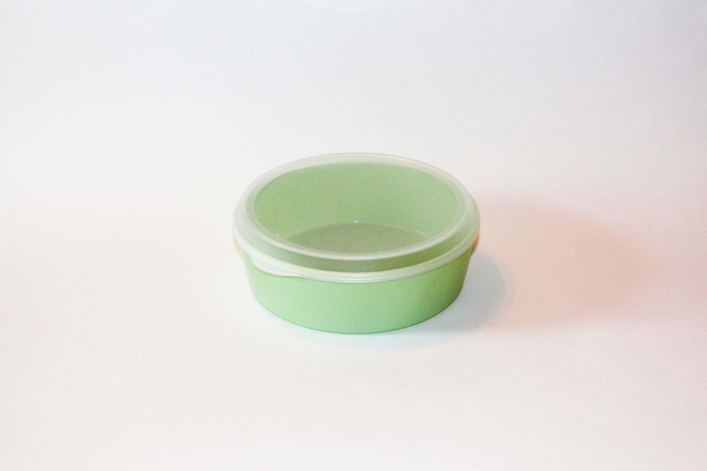 Food Bowl Ø160x60mm/750ml mit Deckel / avocadogrün / 48 Stk.