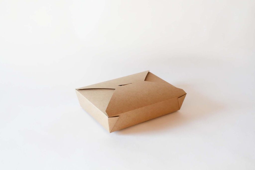 Bio-Foodcase 2000ml 195x140x65mm Braun, 200 Stk.