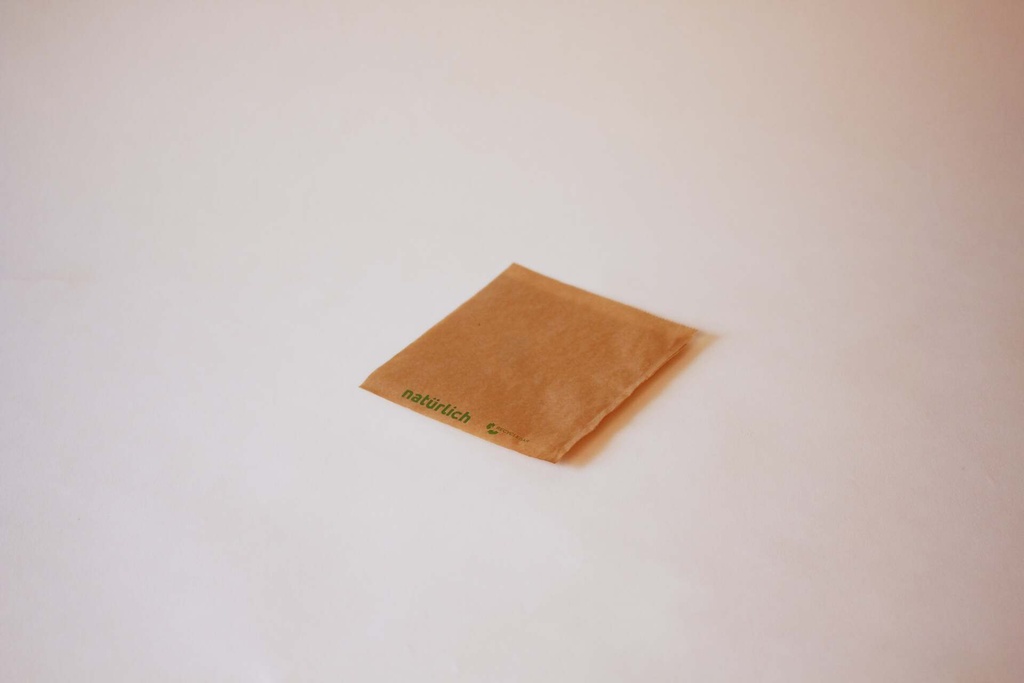 Snackbeutel 13x12,5 cm – 1.000 Stück, braun