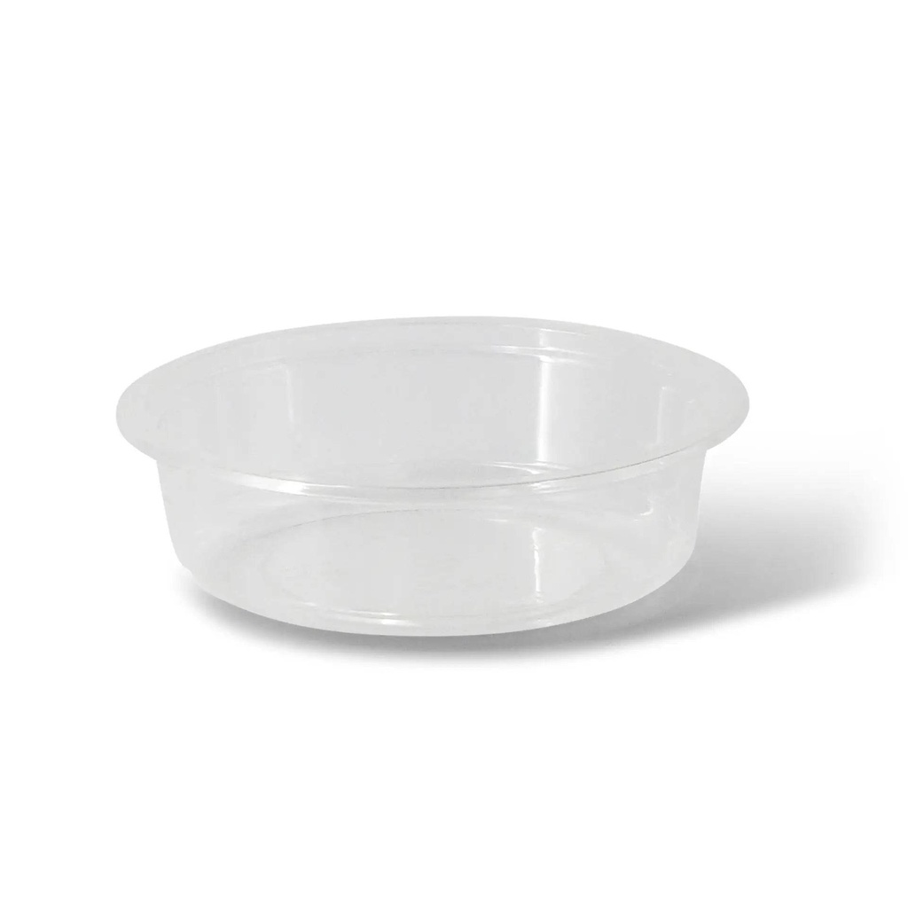 Deli Becher PLA Ø121 mm/240 ml – 1.000 Stück ohne Deckel / Transparent / 1000 Stk.
