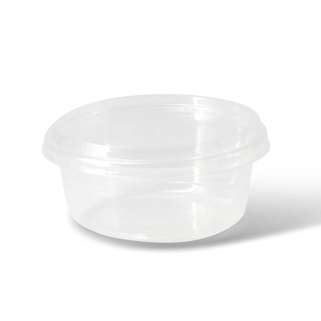 PLA Becher Ø121mm 360ml – 1000 Stück mit Deckel PLA / Transparent / 1000 Stk.