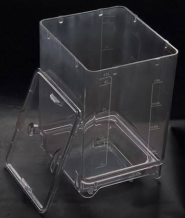 Milchbehälter für 7476.0136, 4,5 L, transparant