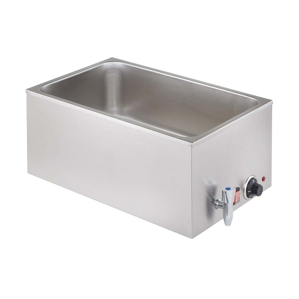 2 x Bain-Marie ECO GN 1/1 - 150 mm, mit Ablasshahn