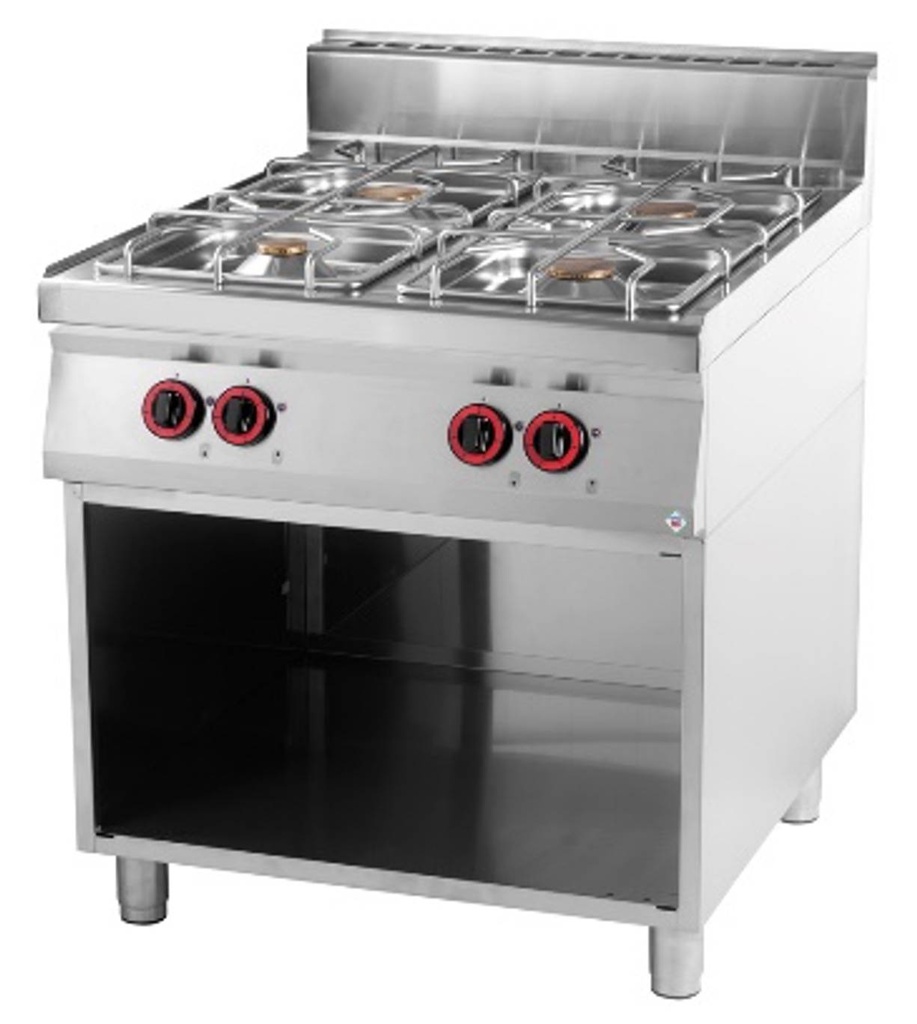Thermik Serie 900 I Gasherd mit Unterbau I SP-90/80G