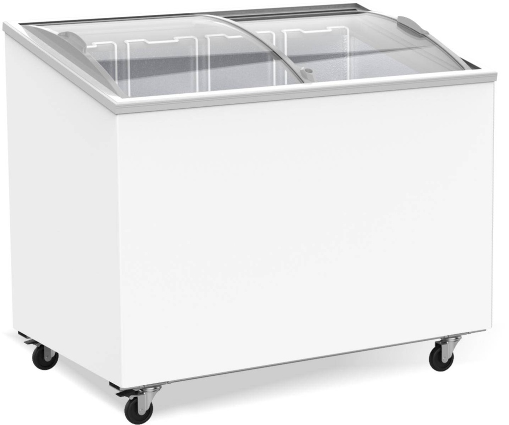 Tiefkühltruhe  mit Glasschiebedeckeln | 297 Liter | 4 Körbe