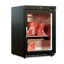 TOPLINE Reifeschrank Dry-Aging Schwarz, 120 Liter, 20 kg Fleisch, 600 x 650 mm