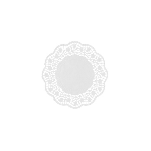 8 x 250 Teller- und Tassendeckchen rund Ø 12 cm weiss