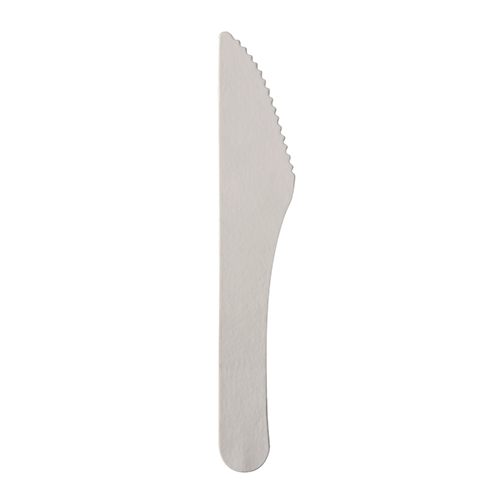 20 x 6 Messer, Papier "pure" 15,8 cm weiss