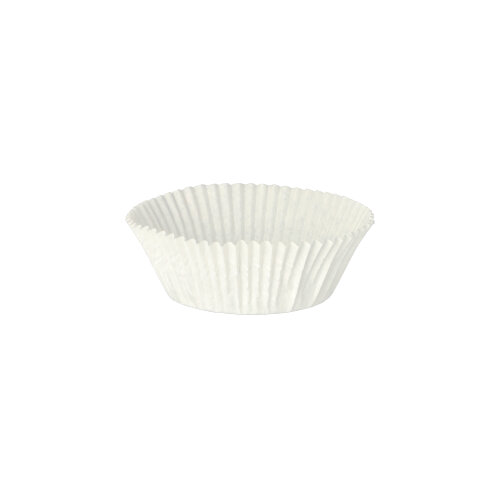 10 x 1000 Backförmchen rund Ø 5 cm · 2,5 cm weiss
