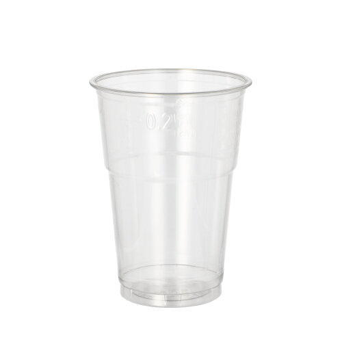 25 x 50 Trinkbecher R-PET 0,25 l Ø 7,8 cm · 10,7 cm glasklar