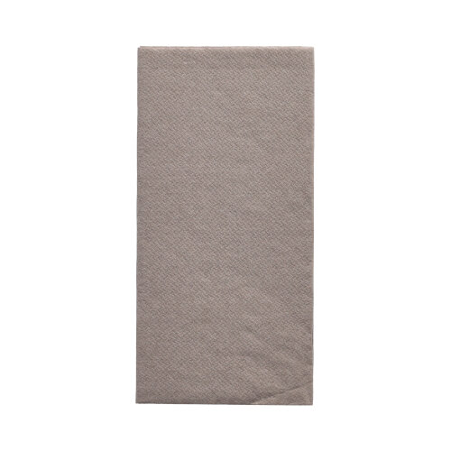 6 x 150 Servietten "DAILY Collection" 1/8-Falz 32 cm x 32 cm grau