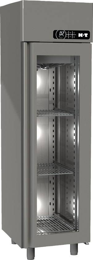 K+T Umluftkühlschrank EN 600 x 400, mit Glastüre, Zentralkühlung