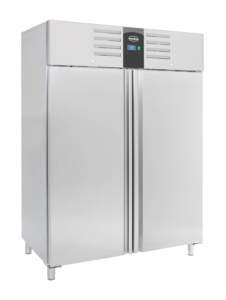 Kühlschrank 2 Türen aus Edelstahl, 1480 x 830 x 2010 mm
