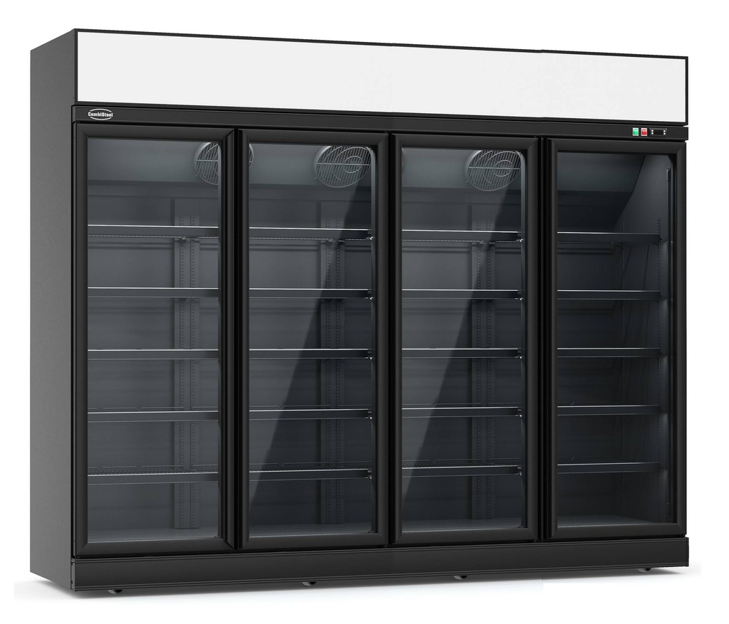 Kühlschrank 4, 2508 x 710 x 2092 mm, 2060 L, schwarz