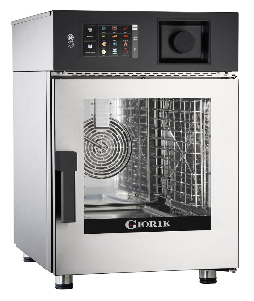 Combisteamer Elektro aus Edelstahl, 6 x 1/1 GN, 519 x 808 x 770 mm