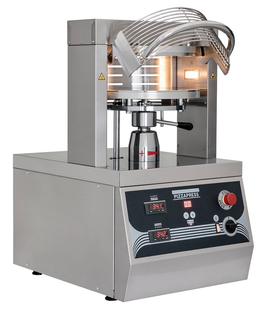 Pizza Press 45 aus Edelstahl, 660 x 780 x 850 mm