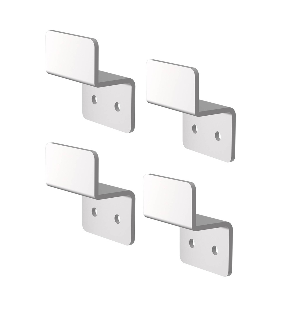 Set Clips für Rost Mini Kühl/Frierzell aus Edelstahl