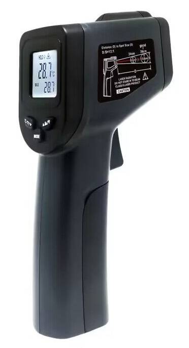 Infrarot-Thermometer aus Kunststoff, blau
