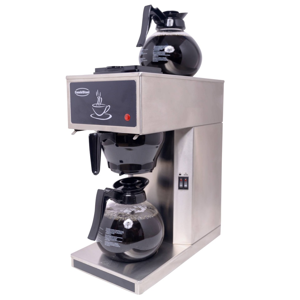 Kaffeemaschine inkl. 2 aus Edelstahl, 1.8 L, 205 x 405 x 455 mm