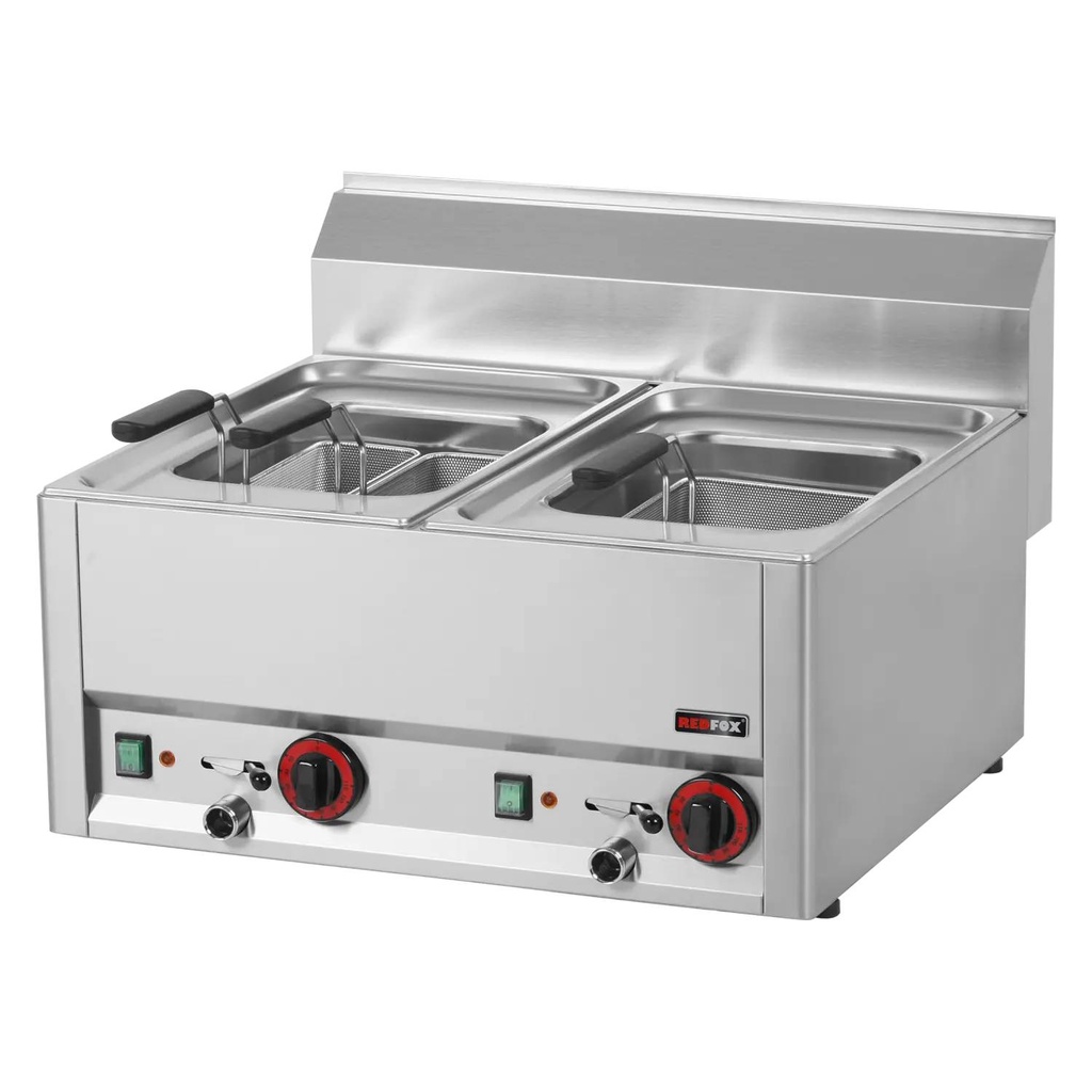 KBS Elektro-Nudelkocher 2 Becken je 8 Liter - Tischgerät