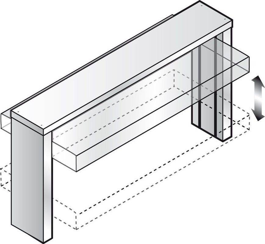 KBS Hustenschutz GN 3/1 elektrisch für Einbauwanne und Einbauplatte