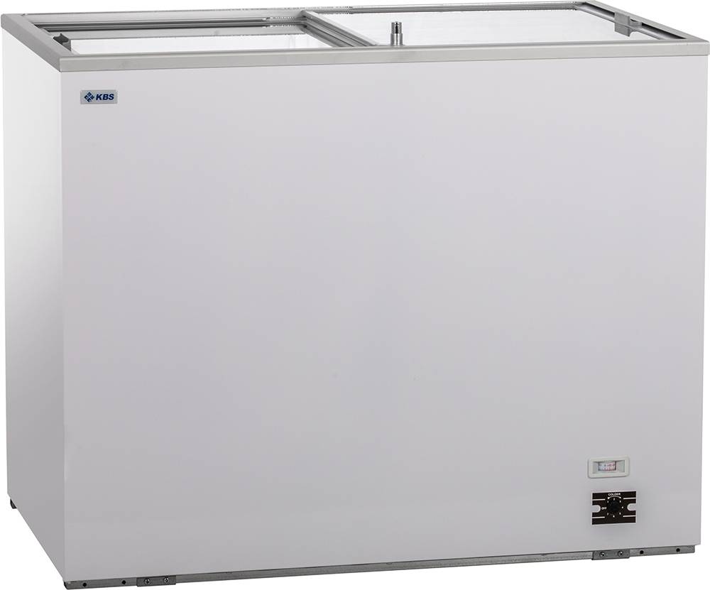 KBS Eiscreme Impuls-Tiefkühltruhe D 500 mit Glasschiebedeckel