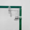 Kühlaufsatz mit Glasabdeckung 4xGN1/3 + 1xGN1/2, 1400 x 395 mm
