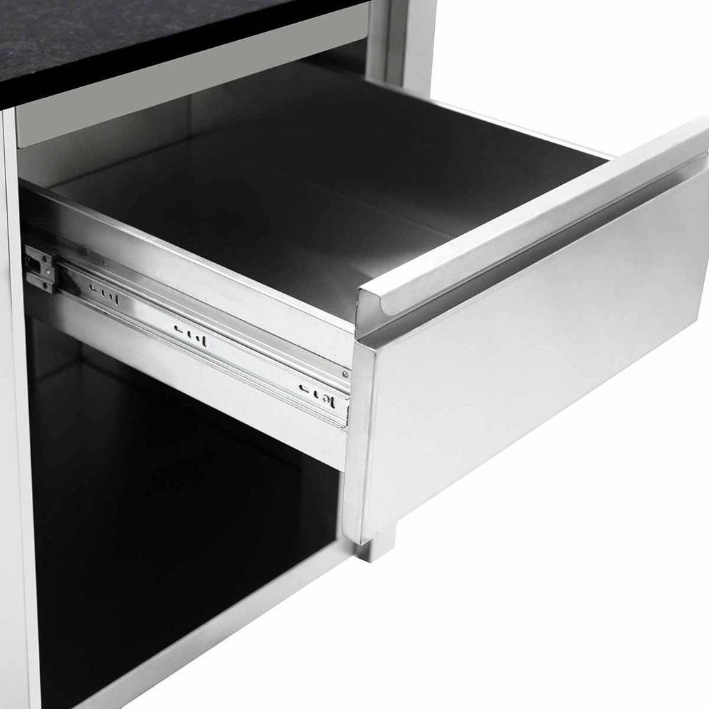 Kassentisch mit Schublade "schwarz", 600 x 820 mm