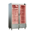 TOPLINE Reifeschrank Dry-Aging, Edelstahl, Abtropfen und Trocknen, 1201 Liter, 1370 x 735 mm