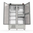 TOPLINE Reifeschrank Dry-Aging 2 Zonen, Edelstahl, Abtropfen und Trocknen, 956 + 245 Liter, 1370 x 735 mm