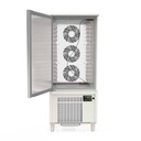 TOPLINE Schockfroster Edelstahl, für 15x GN1/1 (40 mm) oder 15x EN 60x40, 800 x 800 mm