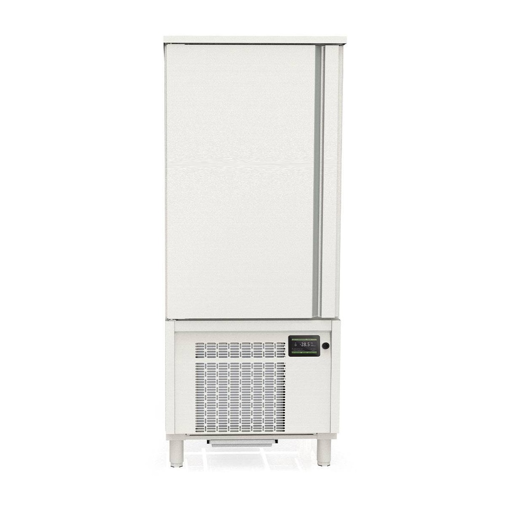 TOPLINE Schockfroster Edelstahl, für 15x GN1/1 (40 mm) oder 15x EN 60x40, 800 x 800 mm