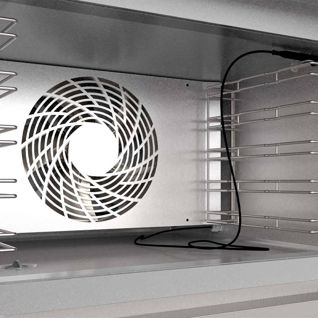 TOPLINE Schockfroster Edelstahl, für 5x GN1/1 (40 mm) oder 4x EN 60x40, 800 x 800 mm