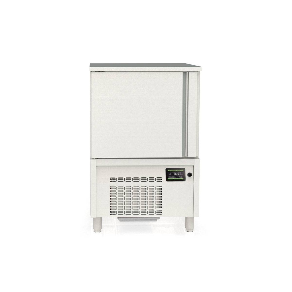 TOPLINE Schockfroster Edelstahl, für 7x GN1/1 (40 mm) oder 7x EN 60x40, 800 x 800 mm
