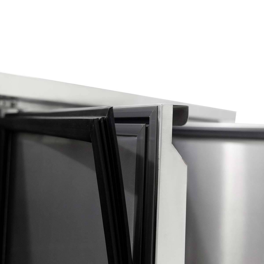 Kühltisch / 1 Tür & 2 Schubladen inkl. Aufkantung - Monoblock, 1360 x 700 mm