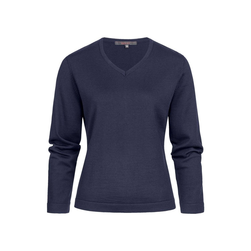 Damen-Pullover mit V-Ausschnitt