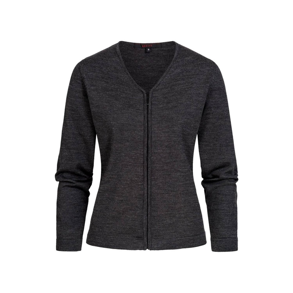 Damen-Strickjacke mit Reißverschluss